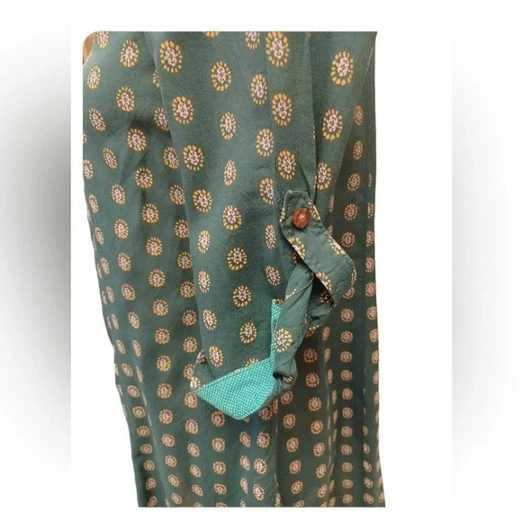 Mauve By Anthropologie Button Down Shirt Roll Tab Sleeves Size XS - Picture 7 of 10